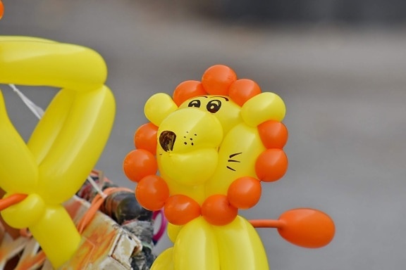 balloon, helium, lion, toys, toyshop, colorful, fun, toy, plastic, color