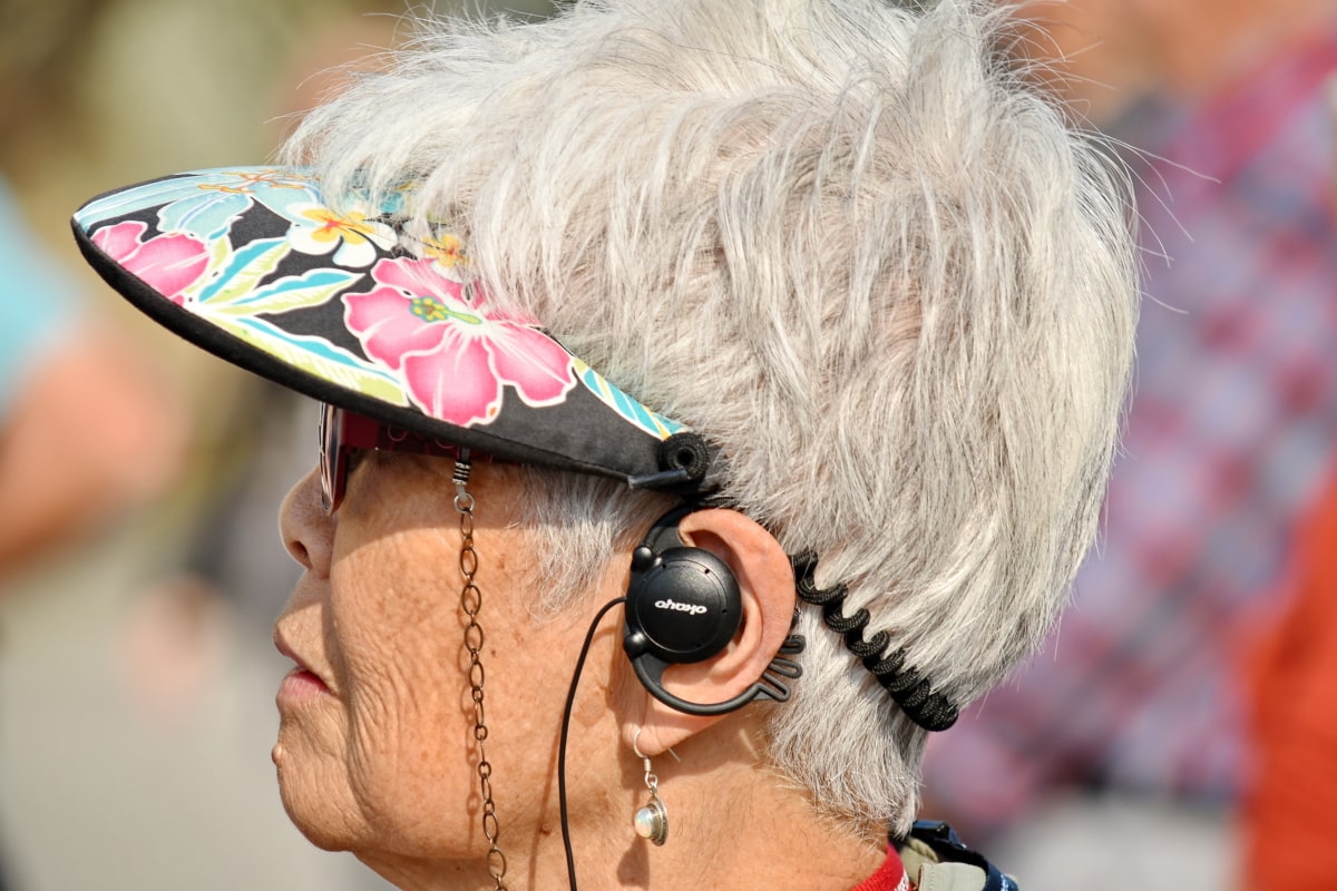 personas de edad avanzada, cara, moda, Hat, pensionista, piel, mujer, Festival, gafas de sol, personas