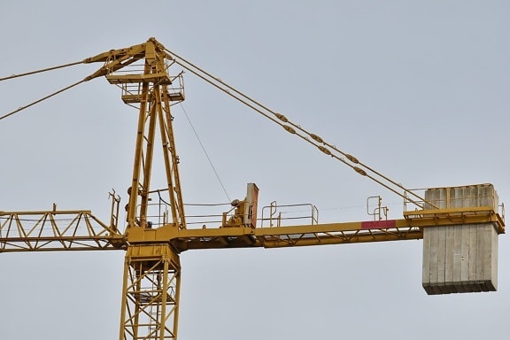 construction, industriel, en acier, lourdes, secteur d'activité, unité, Crane, haute, machines, machine