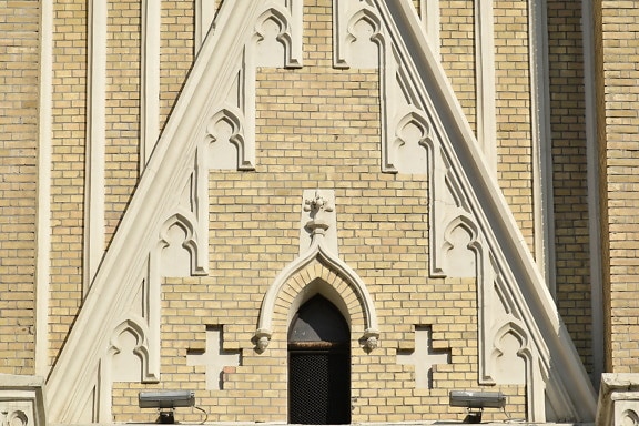 Création de, Église, architecture, religion, tour, façade, vieux, à l’extérieur, conception, fenêtre