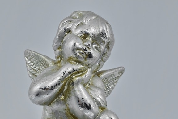 Ángel, figurilla, objeto, oración, religión, escultura, estatua de, arte, espiritualidad, artística