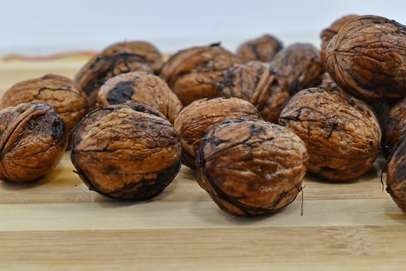 walnut, brown, button, delicious, diet, dietary, dry, eat, food, fruit