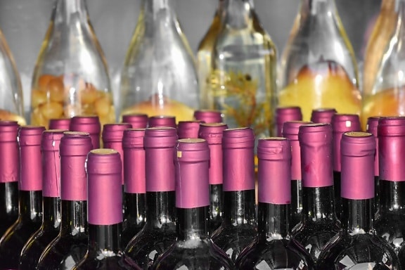 bouteilles, marchandise, vin rouge, vinicole, bouteille, vin, verre, boisson, vin blanc, Champagne