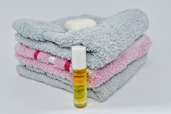 Aromathérapie, hygiène, huile, savon, Wellness, traitement, salle de bain, serviette, soins, lavage