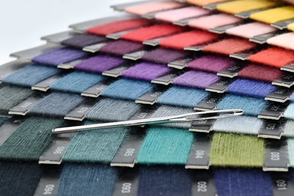 chrome, craft, metallic, sewing needle, stainless steel, tailoring, many, horizontal, old, fashion