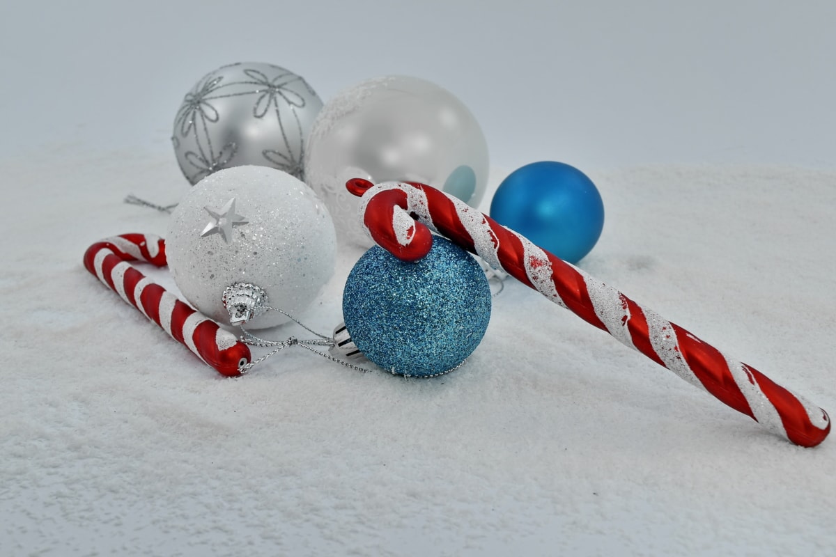 vánoční, barevné, dekorace, svátek, ornament, sněhová vločka, sníh, obrázek, zimní, hračka