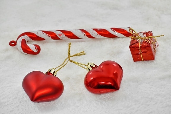 christmas, decoration, gift, hearts, love, romantic, snowflakes, romance, heart, winter