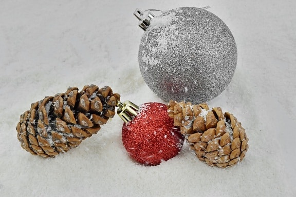 Natale, decorazione, ornamento, bufera di neve, Vento, inverno, tradizionale, neve, cono, celebrazione