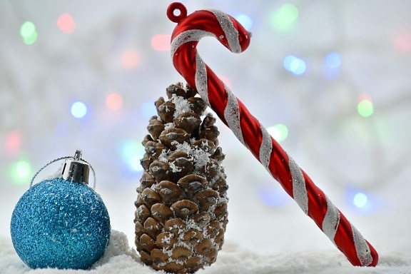 Podświetlany, chrześcijaństwo, Boże Narodzenie, kolorowe, drzewo iglaste, ornament, płatki śniegu, zimowe, świecący, Projektowanie wnętrz