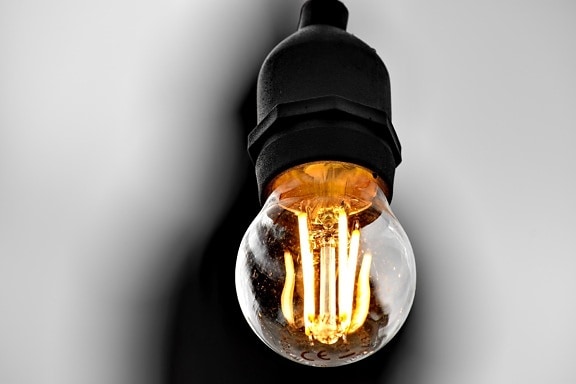 close-up, electricity, transparent, light bulb, bulb, illuminated, glass, bright, energy, invention