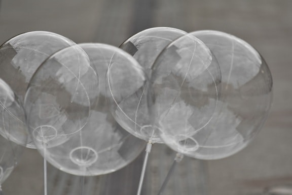 în formă de minge, balon, alb-negru, gol, gri, Jucarii, transparente, monocrom, fin, sfera
