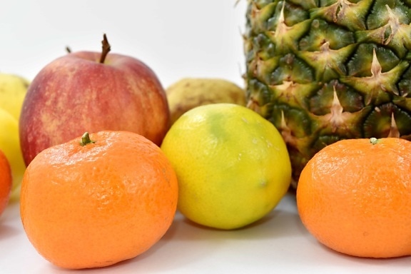 pomarańcze, owoce, ananas, mandarynki, jedzenie, witaminy, owoców cytrusowych, zdrowie, pomarańczowy, tropikalny