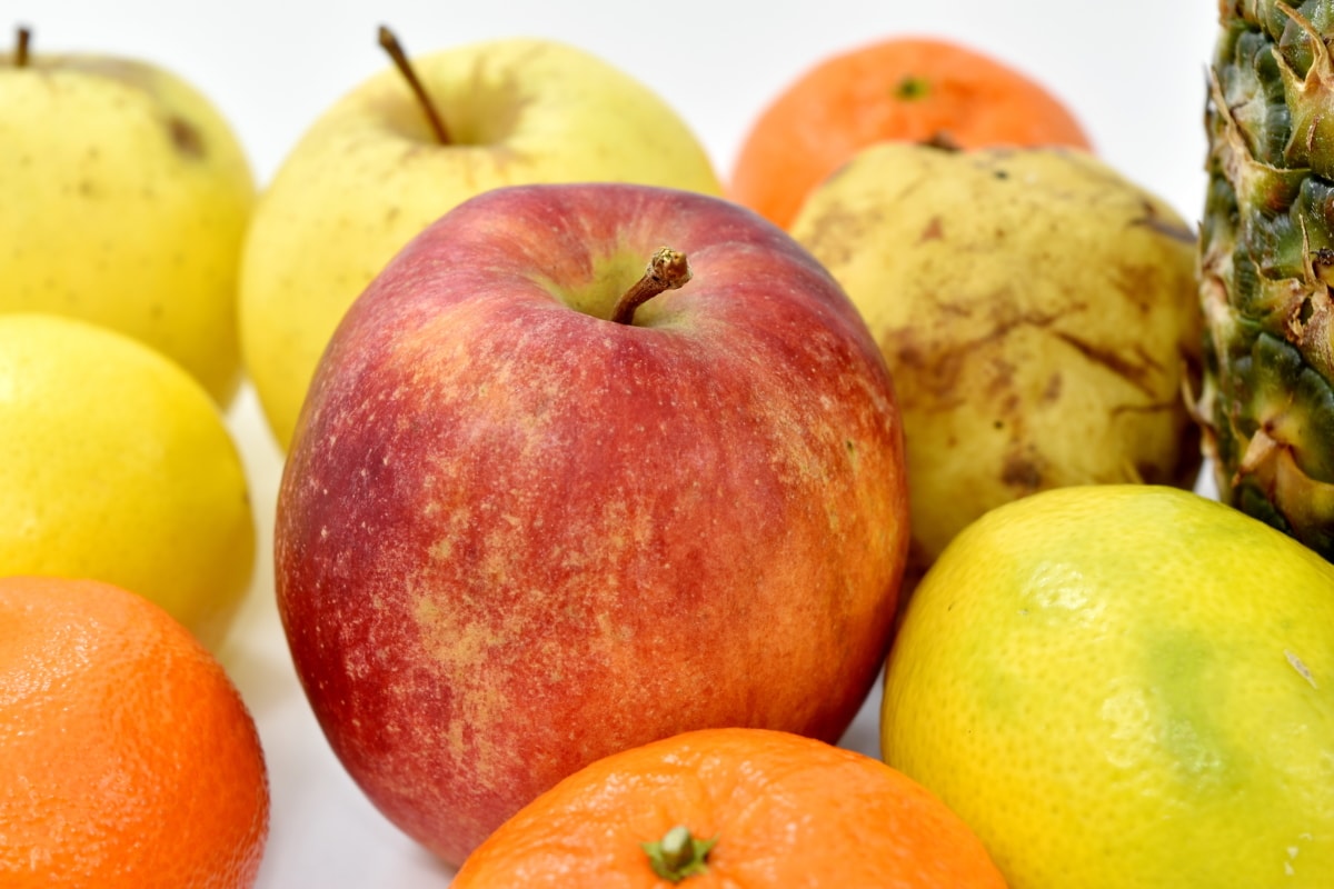 æble, frugt, økologisk, rød, frisk, kost, vitamin, sundhed, lækker, æbler