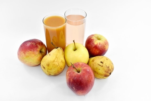 pommes, Beverage, eau douce, jus de fruits, des poires, sirop, frais, pomme, alimentaire, en bonne santé