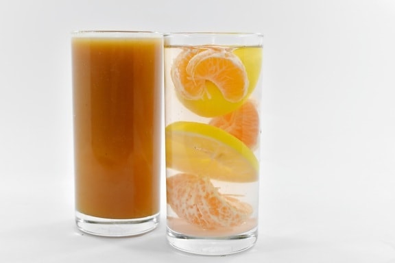 柑橘類, 水を飲む, フルーツ カクテル, フルーツ ジュース, レモン, レモネード, ドリンク, オレンジ, 食品, ジュース