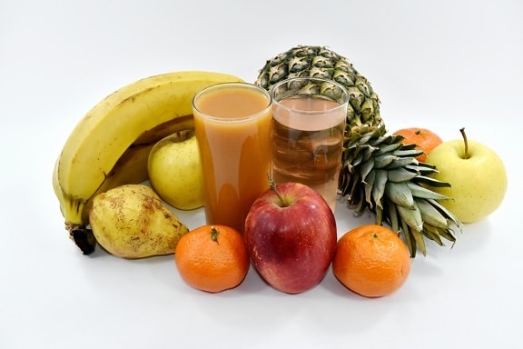 Jablko, ovocná šťáva, organický, Ananas, sirup, Veganská, citrusové, oranžová, jídlo, ovoce