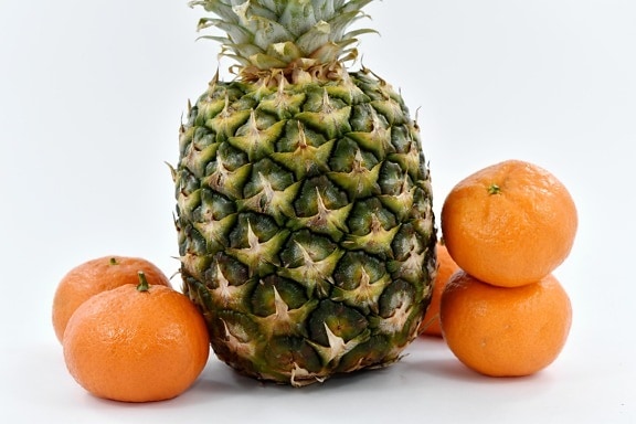 pomaranče, oranžová, vitamín, jedlo, tropický, ananás, ovocie, čerstvé, šťava, zdravie