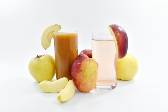 apples, breakfast, healthy, liquid, slices, syrup, vegetarian, fruit, food, vitamin