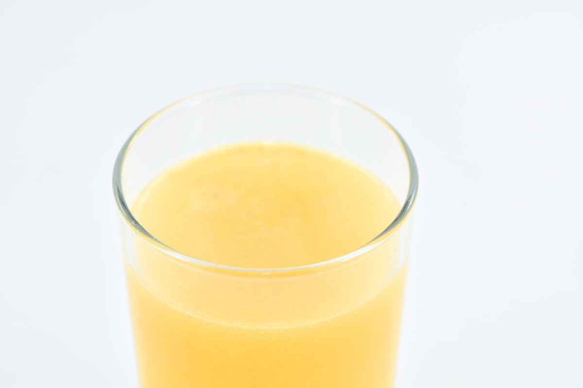 beverage, close-up, cocktails, glass, liquid, syrup, yellow, cold, breakfast, drink