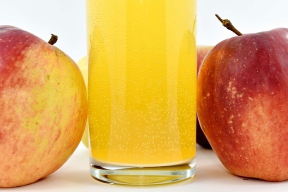 appel, bubbel, cider, drankje, vers, vruchtensap, vloeistof, voedsel, gezonde, gezondheid