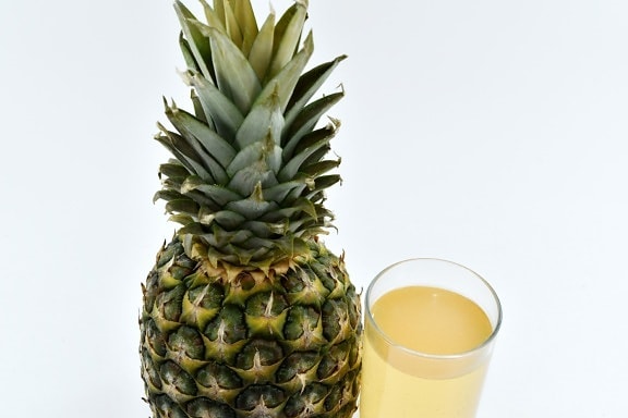 bevande, cocktail di frutta, succo di frutta, vetro, succo di frutta, ananas, cibo, frutta, Tropical, produrre
