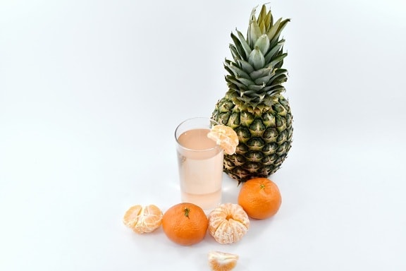 nápoj, ovocný koktejl, ovocná šťáva, mandarinka, Ananas, jídlo, tropický, vyrobit, sladké, ovoce
