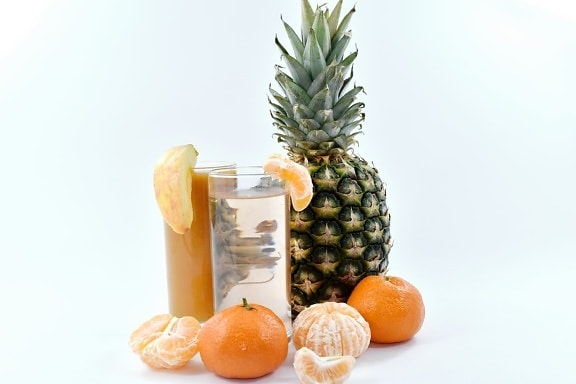 nápoj, Raňajky, koktaily, chutné, ovocné šťavy, zdravé, mandarínka, šťava, oranžová, produkujú