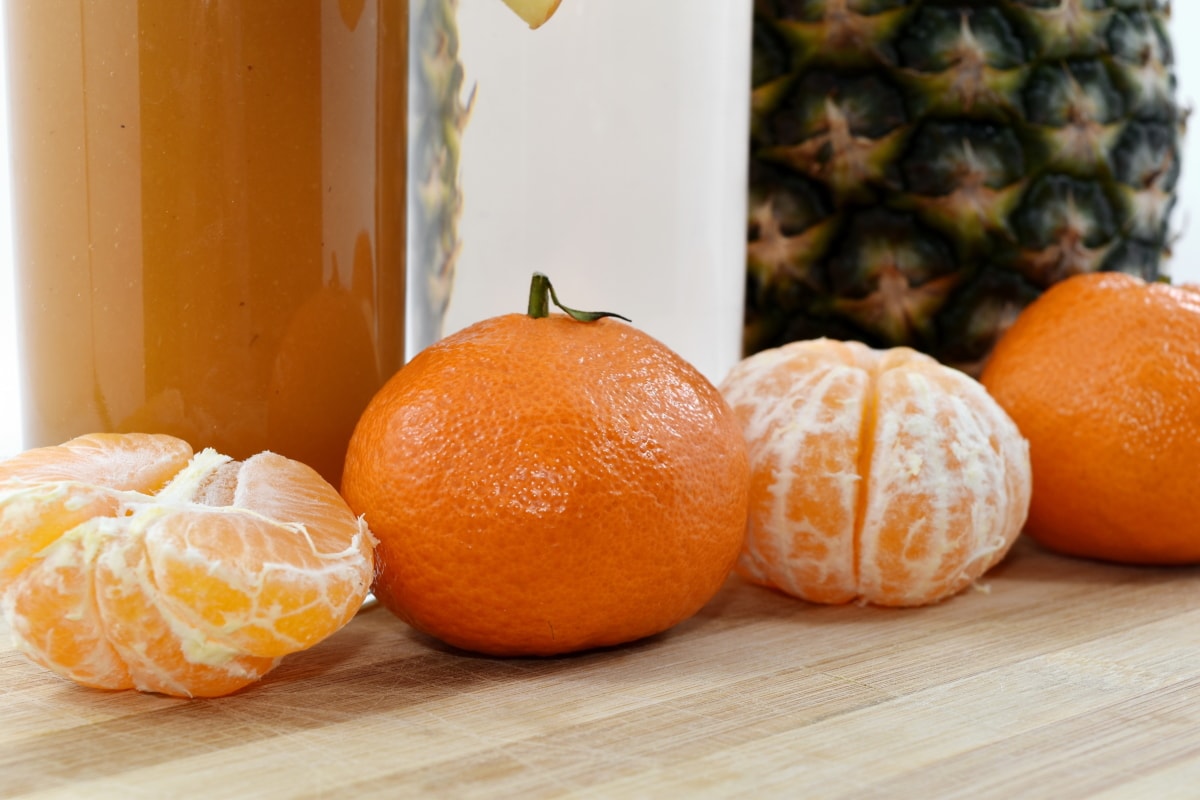 ital, reggeli, mandarin, Narancshéj, vegán, egész, édes, vitamin, mandarin, gyümölcslé