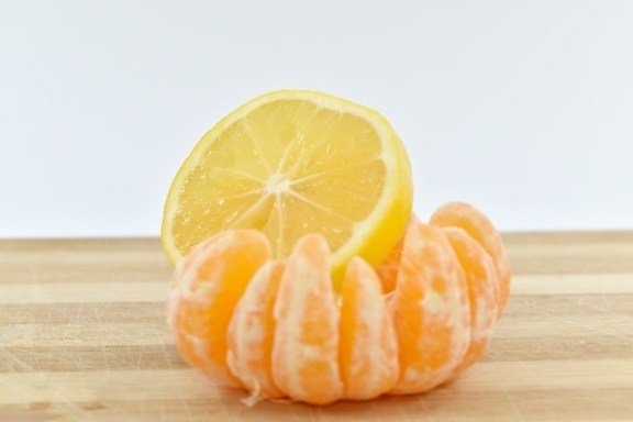 lemon, slice, tangerine, juice, sweet, orange, healthy, mandarin, citrus, fruit