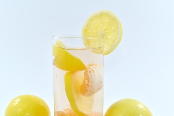 beverage, citrus, lemon, lemonade, liquid, mandarin, vitamin, juice, food, fruit