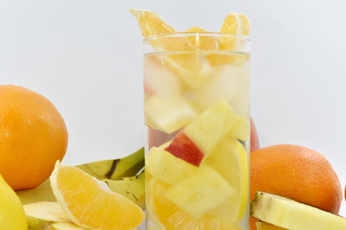 drank, fruit cocktail, vruchtensap, grapefruit, ijs-crystal, Mango, gezonde, citrus, Oranje, sap