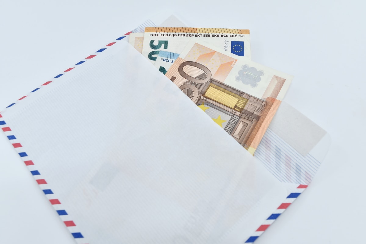 banknote, currency, envelope, gift, letter, message, paper money, notebook, document, money