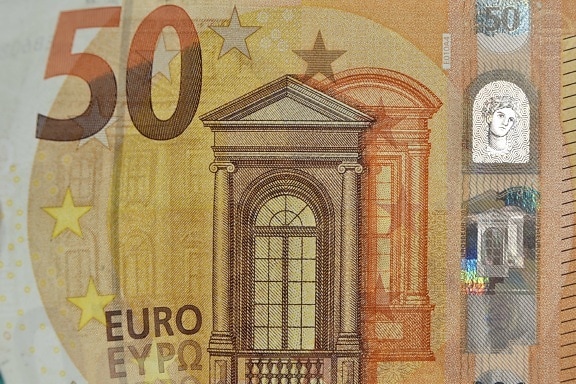 eura, Europski, papirnati novac, unija, žućkasto smeđa, dizajn, papir, simbol, novčanica, novac