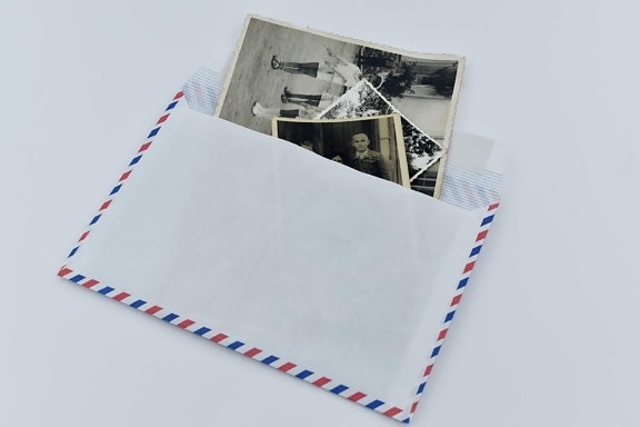 envelope, image, letter, message, photography, vintage, paper, post, still life, retro