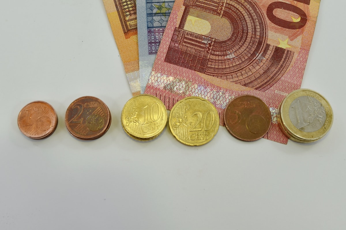 banconota, centesimo, Euro, soldi di carta, risparmio, contanti, finanza, soldi, valuta, business