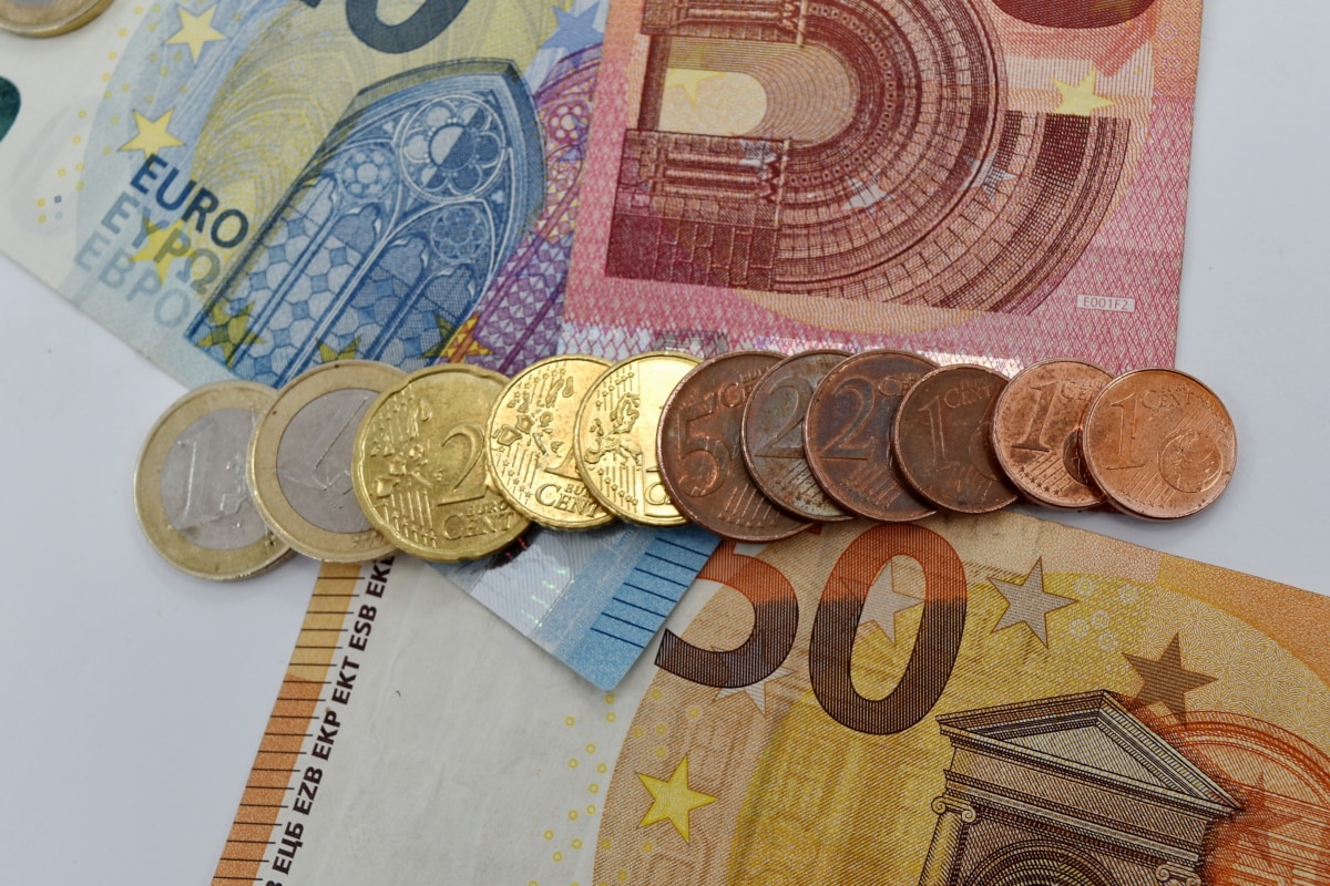Münzen, Investition, Darlehen, Einsparungen, Finanzen, Bank, Geschäft, Währung, Bargeld, Euro