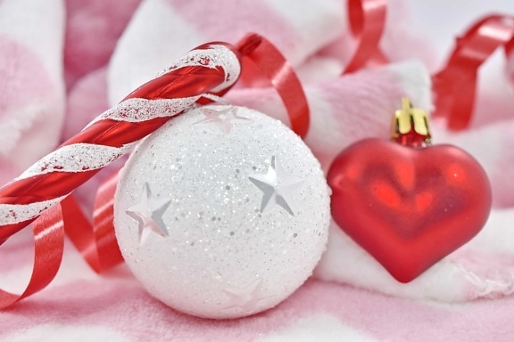 dekoration, hjärta, nyår, prydnad, romantik, romantiska, år, Kärlek, lysande, ljusa