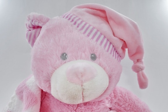 gift, handmade, pink, plush, teddy bear toy, cute, toy, love, fun, fur