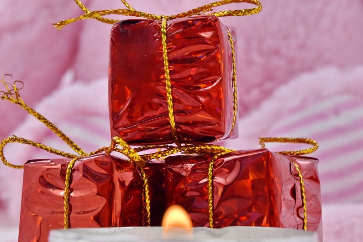 boîtes de, Noël, cadeaux, orthodoxe, Paquets, Shining, célébration, décoration, brillant, boîte de