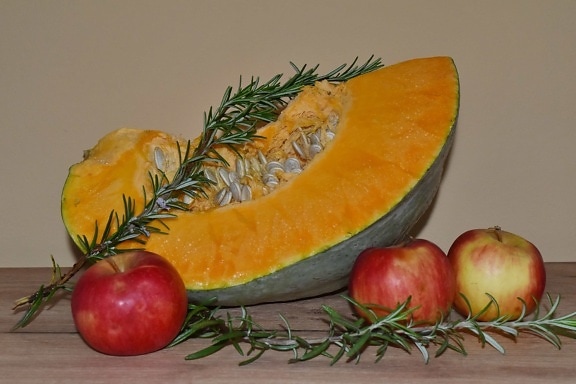 jablká, kulinárske, tekvica, tekvicové semienka, korenie, vetvička, vitamíny, produkujú, ovocie, rastlinné