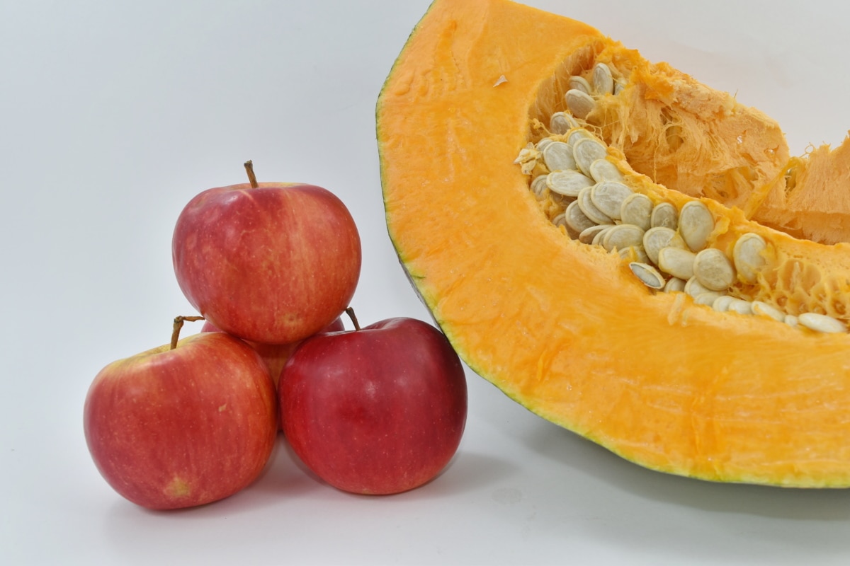 táo, chế độ ăn uống, khỏe mạnh, hữu cơ, bí ngô, hạt bí, Bóng quần, trái cây, vitamin, thực phẩm