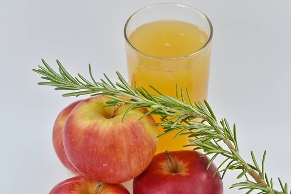 rosemary, twig, fruit, fresh, food, diet, healthy, vitamin, apple, juice