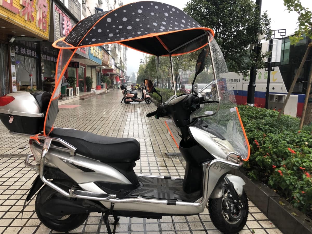 ciclomotore, moto, protezione, pioggia, scooter, apparecchiatura, veicolo, ruota, Via, Città