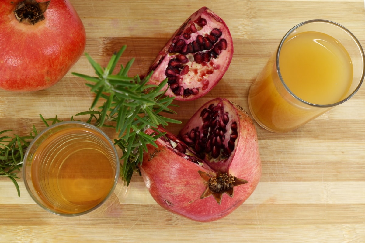 antioksidans, voćni sok, biljka, prehrana, začin, nar, hrana, sok, voće, svježe