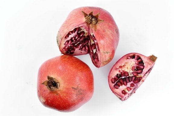 food, produce, healthy, sweet, fresh, pomegranate, tropical, fruit, exotic, nature