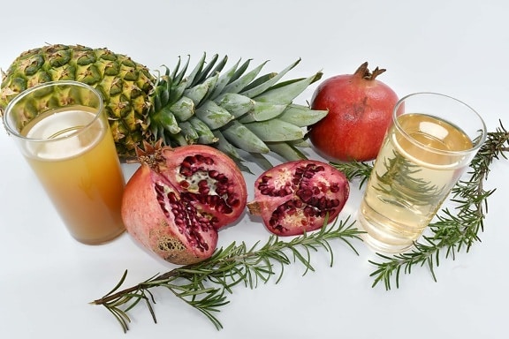 calorie, citrus, fruit juice, pomegranate, vegan, food, vegetable, fruit, diet, pineapple