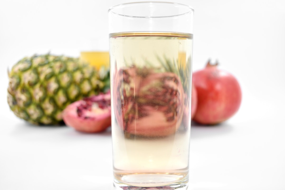 drank, drankje, drinkwater, vrucht, fruit cocktail, vruchtensap, glas, vloeistof, transparante, sap