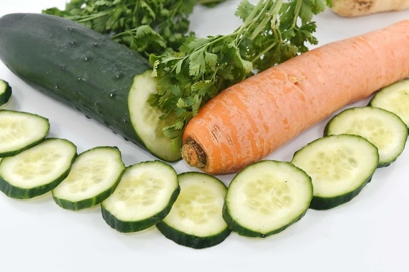антиоксидант, морков, гарнитура, магданоз, зеленчуци, вегетариански, салата, зеленчуци, диета, храна