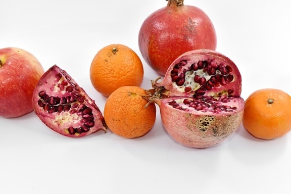 Antioxidans, Kern, Mandarin, Granatapfel, Mandarine, tropische, Obst, Gesundheit, Essen, Ernährung
