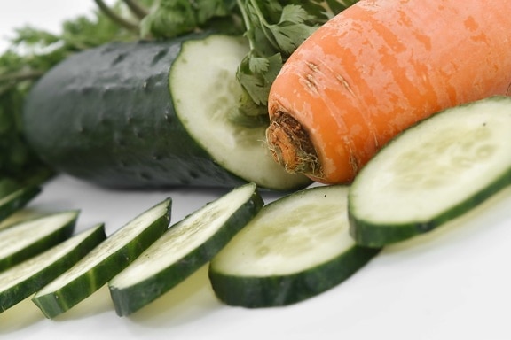 antiossidante, carboidrati, carota, cetriolo, dieta, organico, verdure, cibo, salute, sano